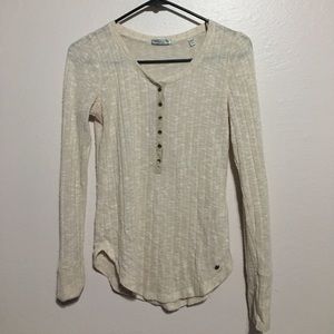 SLIM FIT CREAM HENLEY